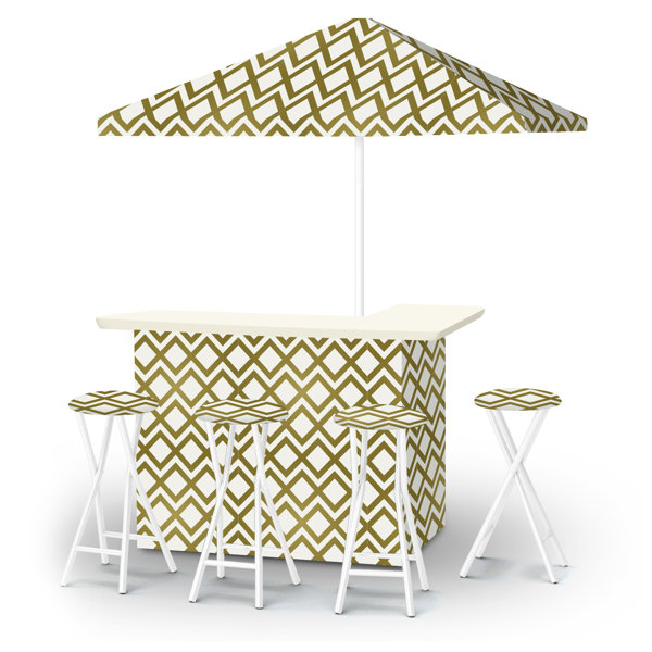 Best of Times Bar Set with Stools Wayfair